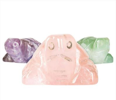 Benjamin - Carved Turtle Gemstone Statue
