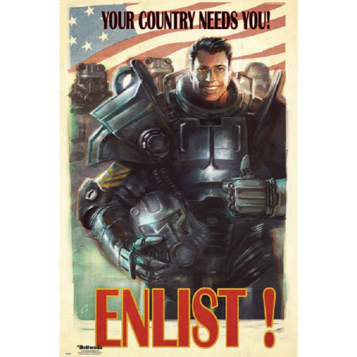 Fallout 4 Enlist Poster