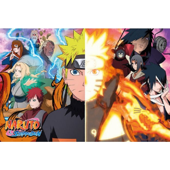 Naruto Split Poster