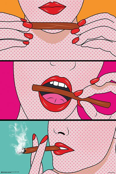 Weed Comic Poster