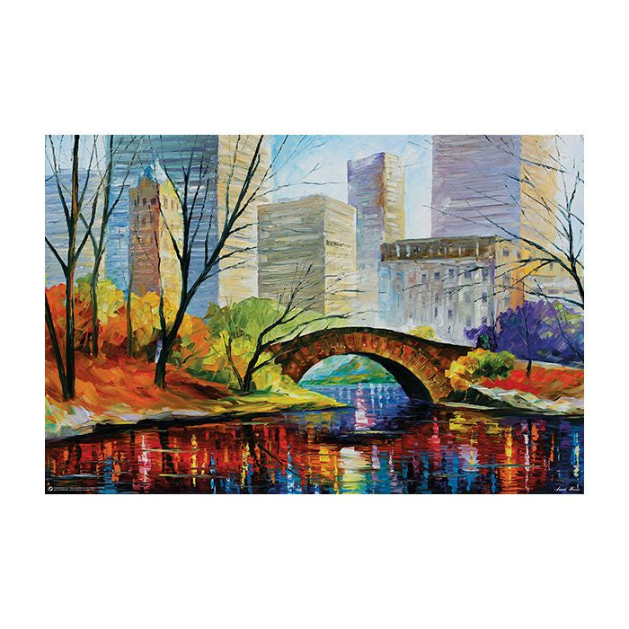 Central Park by Leonid Afremov Poster