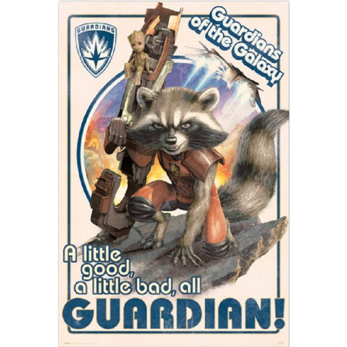 Guardians of the Galaxy Rocket & Baby Groot Poster
