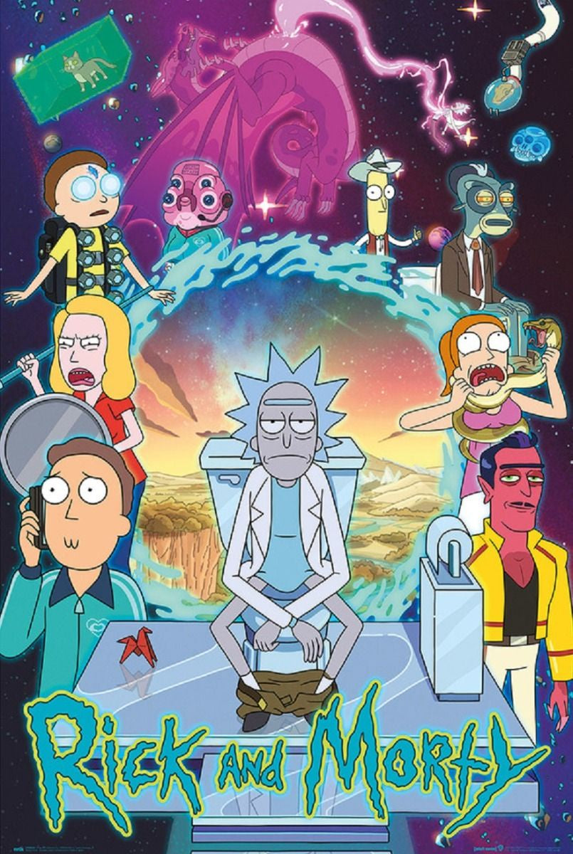 Rick And Morty Season 4 Poster PE