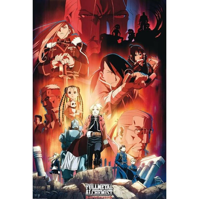 Full Metal Alchemist Brotherhood Group Poster