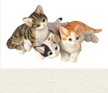 GSC - Three Cats Statue 18054
