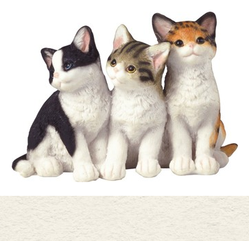GSC - Three Cats Statue 18055
