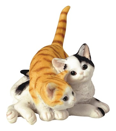 Two Cats Statue 18057