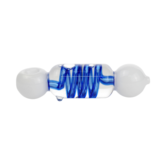 5.7" Glycerin Filled Glass Hand Pipe
