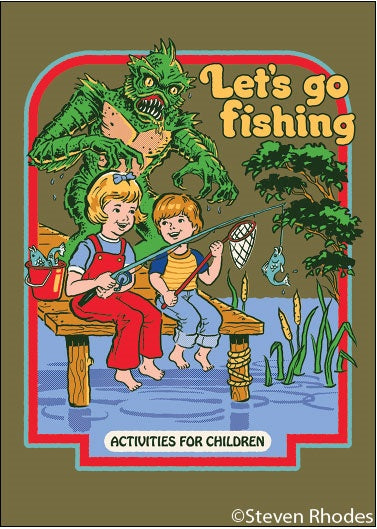 Let's Go Fishing Magnet