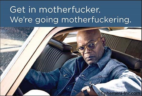 Get in Motherfucker - Samuel L Jackson Magnet