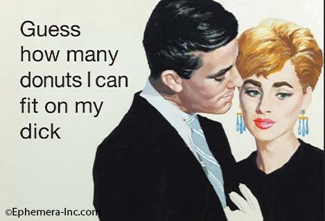 Guess How Many Donuts I Can Fit On My Dick - Magnet