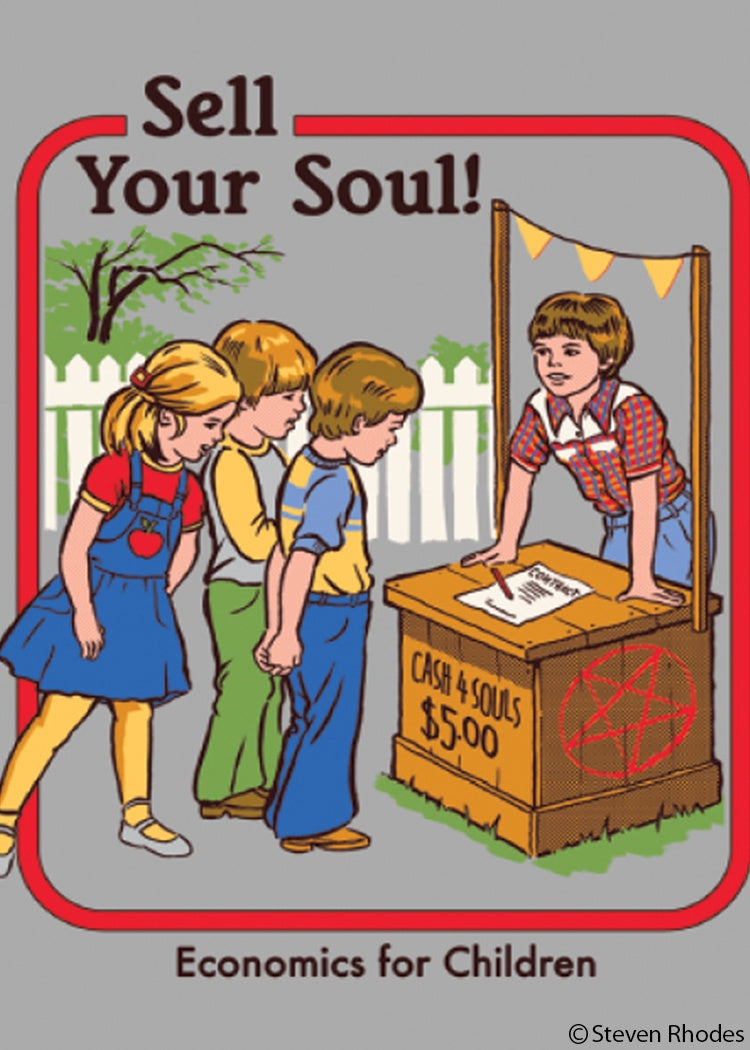 Sell your soul! Magnet