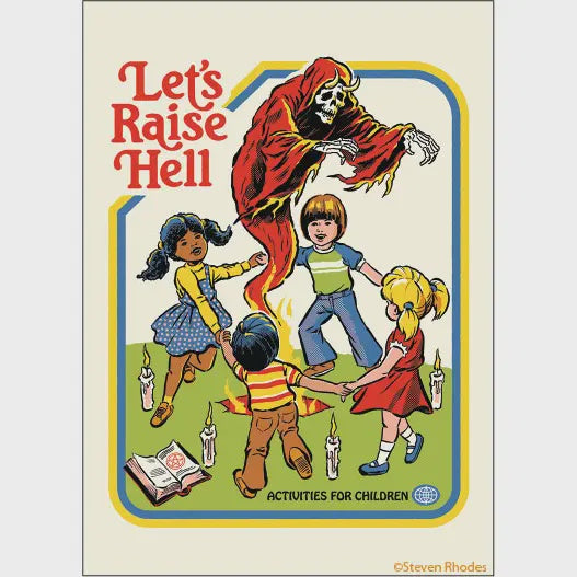 Let's Raise Hell Magnet
