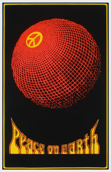 Peace On Earth Blacklight Poster 24" x 36" BL2A19