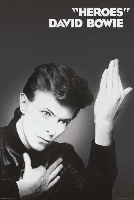 David Bowie Heroes Poster