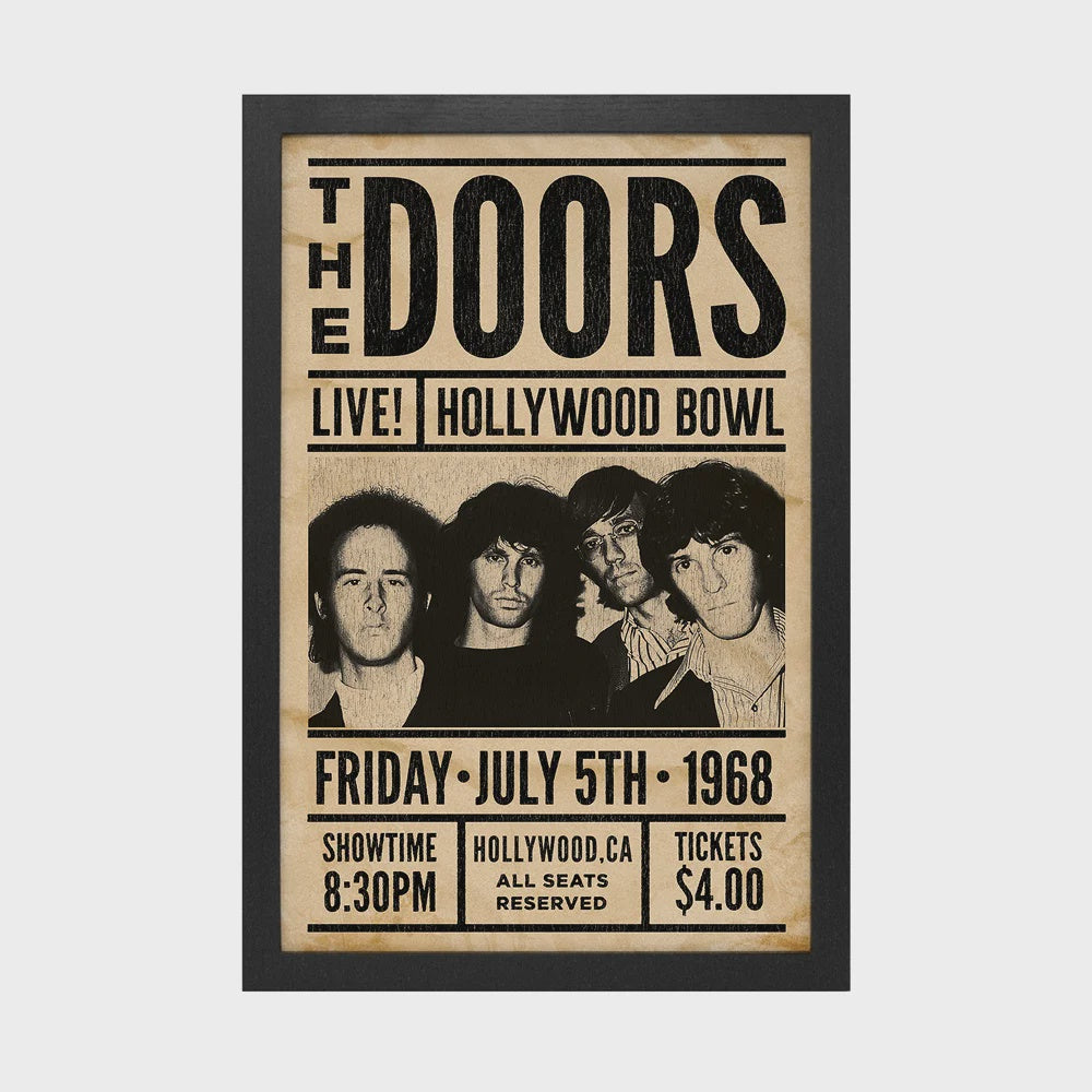 THE DOORS - LIVE! HOLLYWOOD BOWL Framed Print