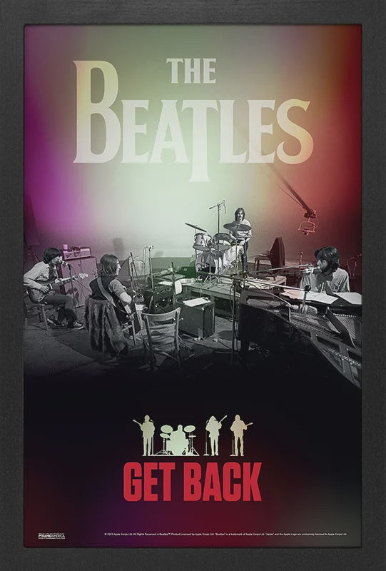 THE BEATLES - GET BACK Framed Print