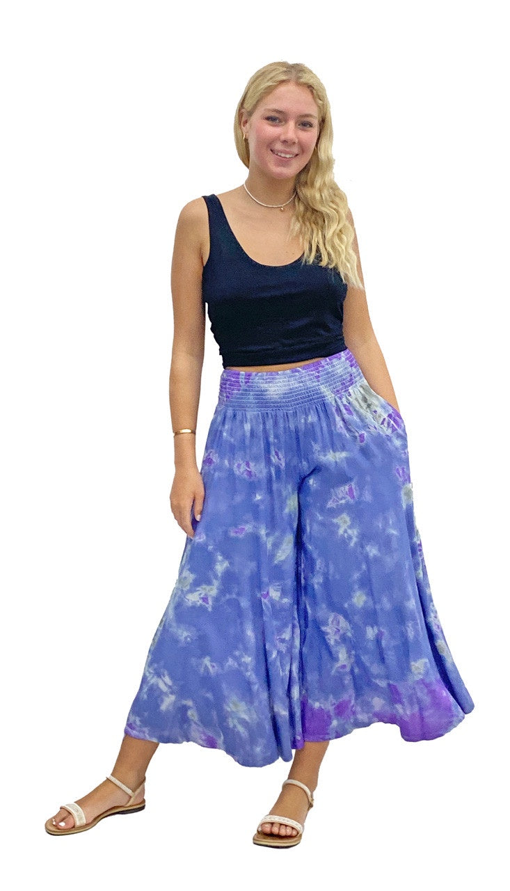 Tie Dye Rayon Palazzo Pants 2104