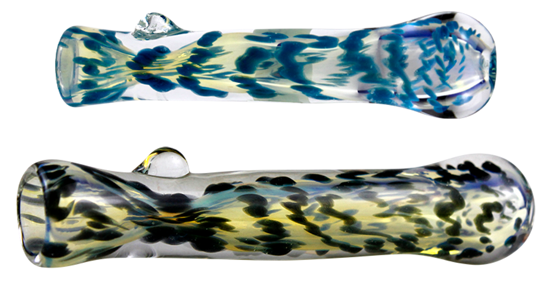 3.5" Spotty Simon Glass Pipe ga4061
