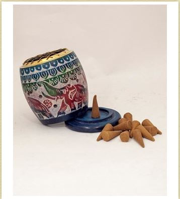 India Arts - Elephant Incense/Charcoal Burner