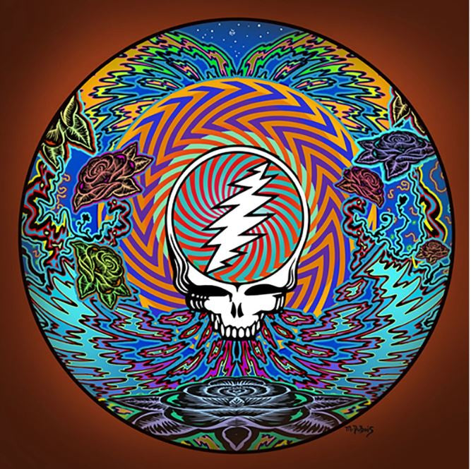 HappyLife - Grateful Dead SYF Rose Trip Offset Print
