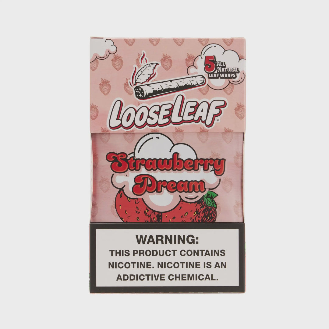 Loose Leaf Strawberry Dream Cigar Wraps 5pk
