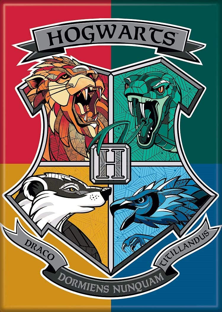 Harry Potter Stand Together Hogwarts Crest Magnet