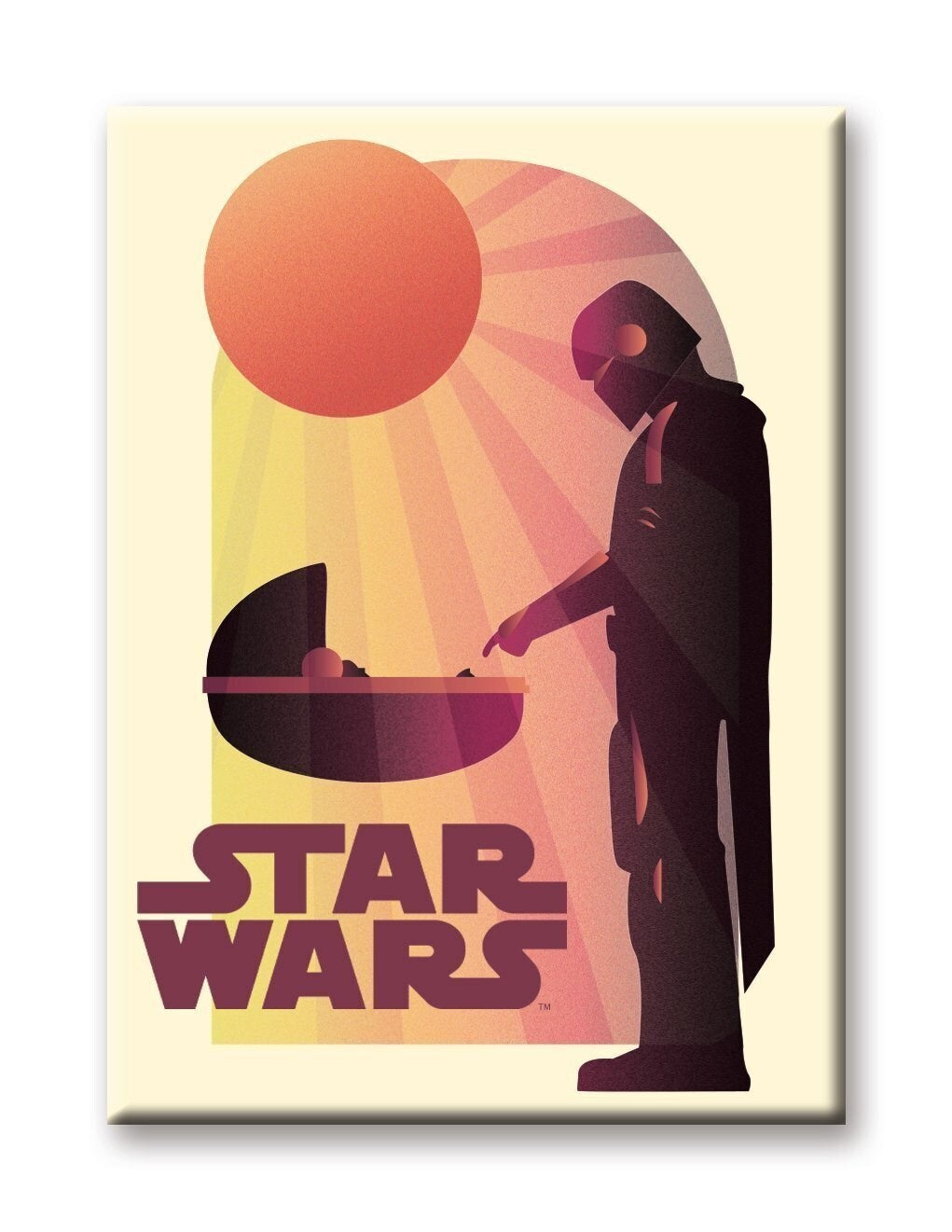 Mandalorian & Child Magnet