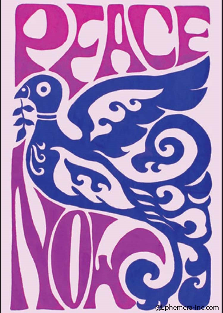 Peace Now Dove - Magnet