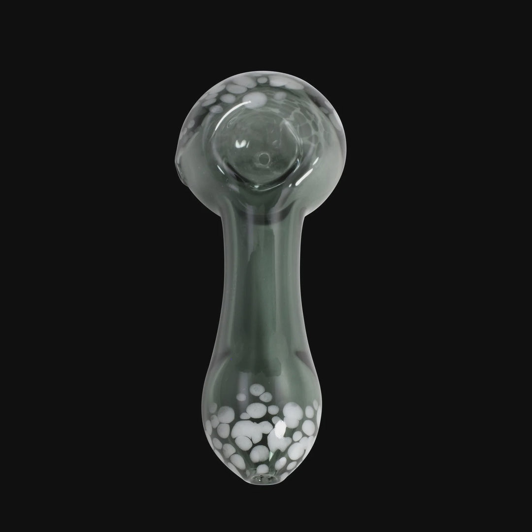 Cache Glow in the Dark Glass Pipe - Smoke Black