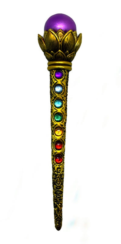 Magic Wand w/Chakra Stones & Ball