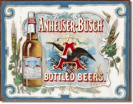 Anheuser Busch Tin Sign