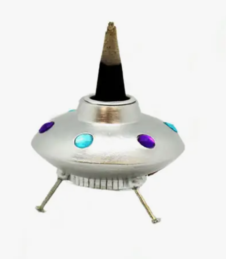 Spaceship Backflow Incense Burner