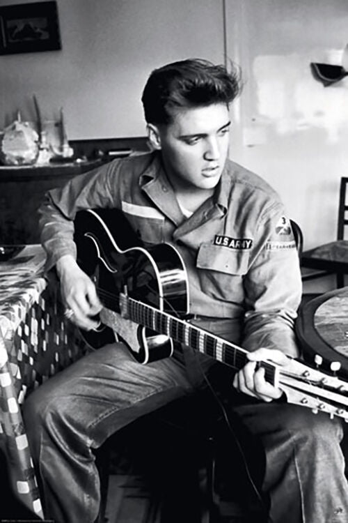 Elvis ep Guitar Poster