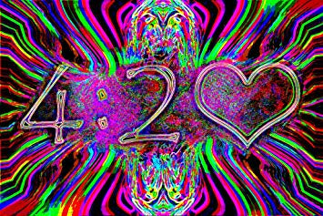 420 Neon Black Light Poster- BL1 C2