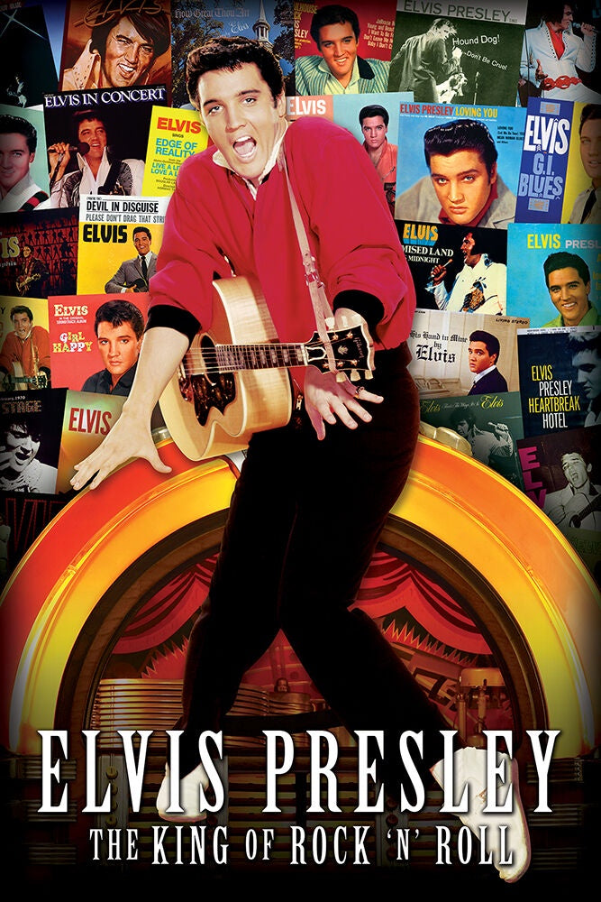 Elvis Albums Poster