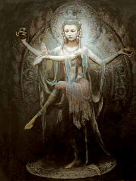 3D Poster - Guanyin 4 Arms