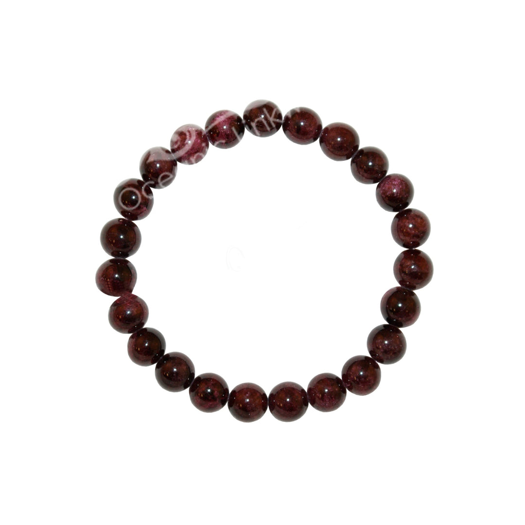 Oceanic - Garnet Beaded Bracelet