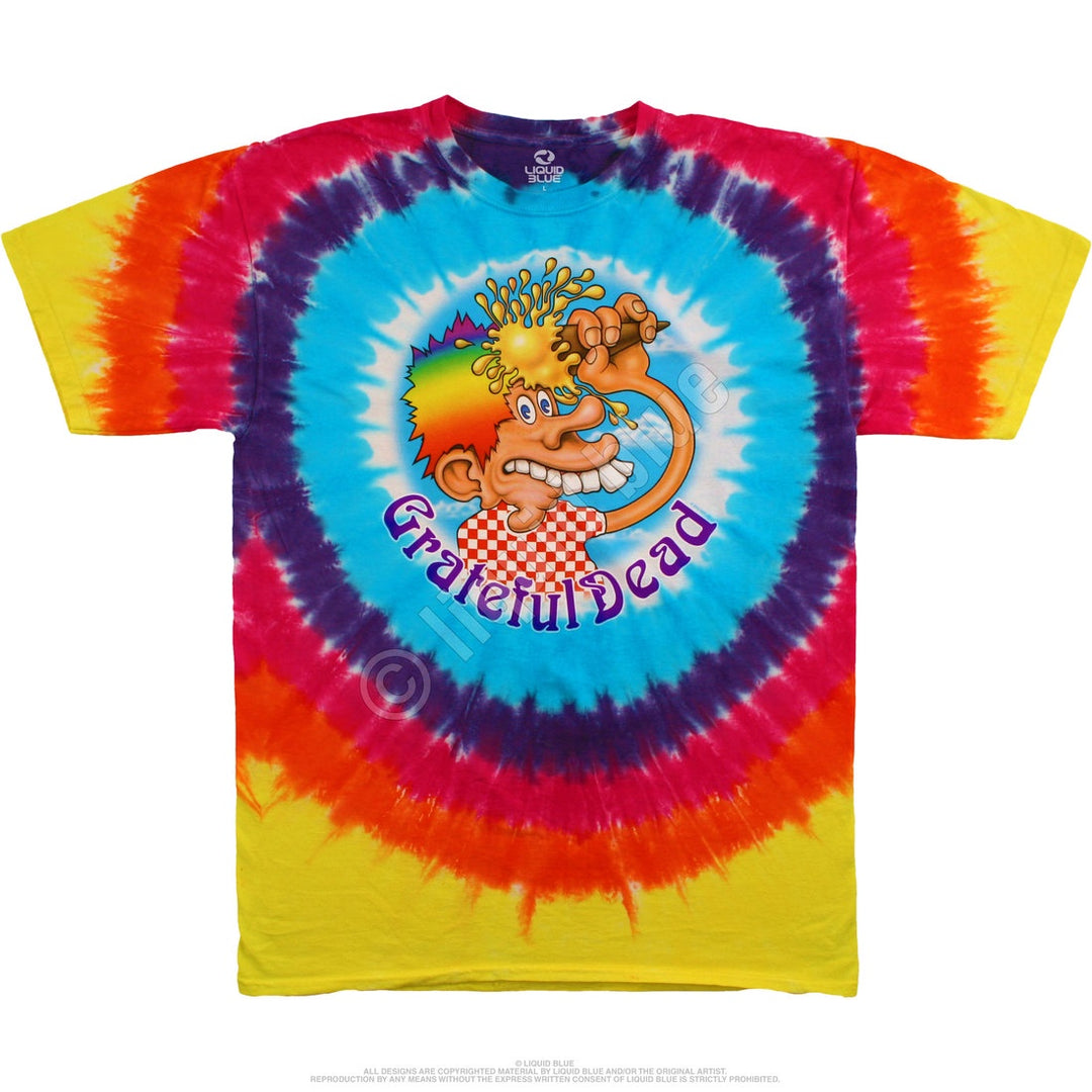 Liquid Blue - Grateful Dead "Ice Cream Cone Kid" Tie Dye T-Shirt
