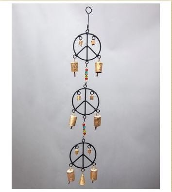 India Arts - Peace Chime w/13 Bells & Beads