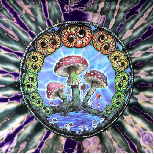 Mushrooms 2K Tie Dye T-Shirt