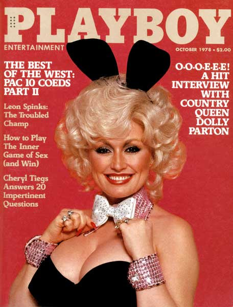 Playboy Dolly Parton Metal Tin Sign -34