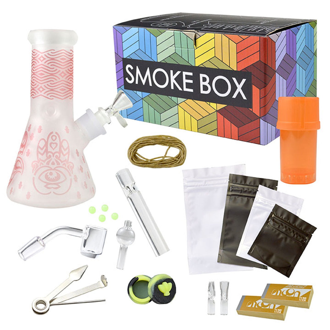 Smoke Box Kit - Hamsa Hand Pink