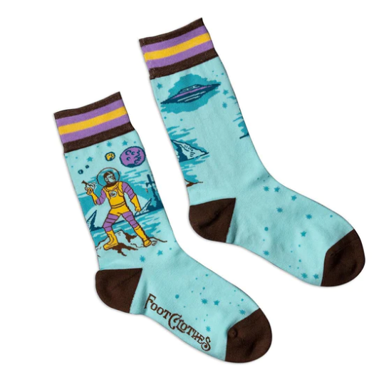 FootClothes - 1950s Astronaut Crew Socks