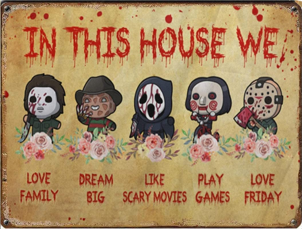 In This House Horror Sign - #38