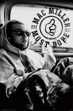 Mac Miller B&W Standard Poster