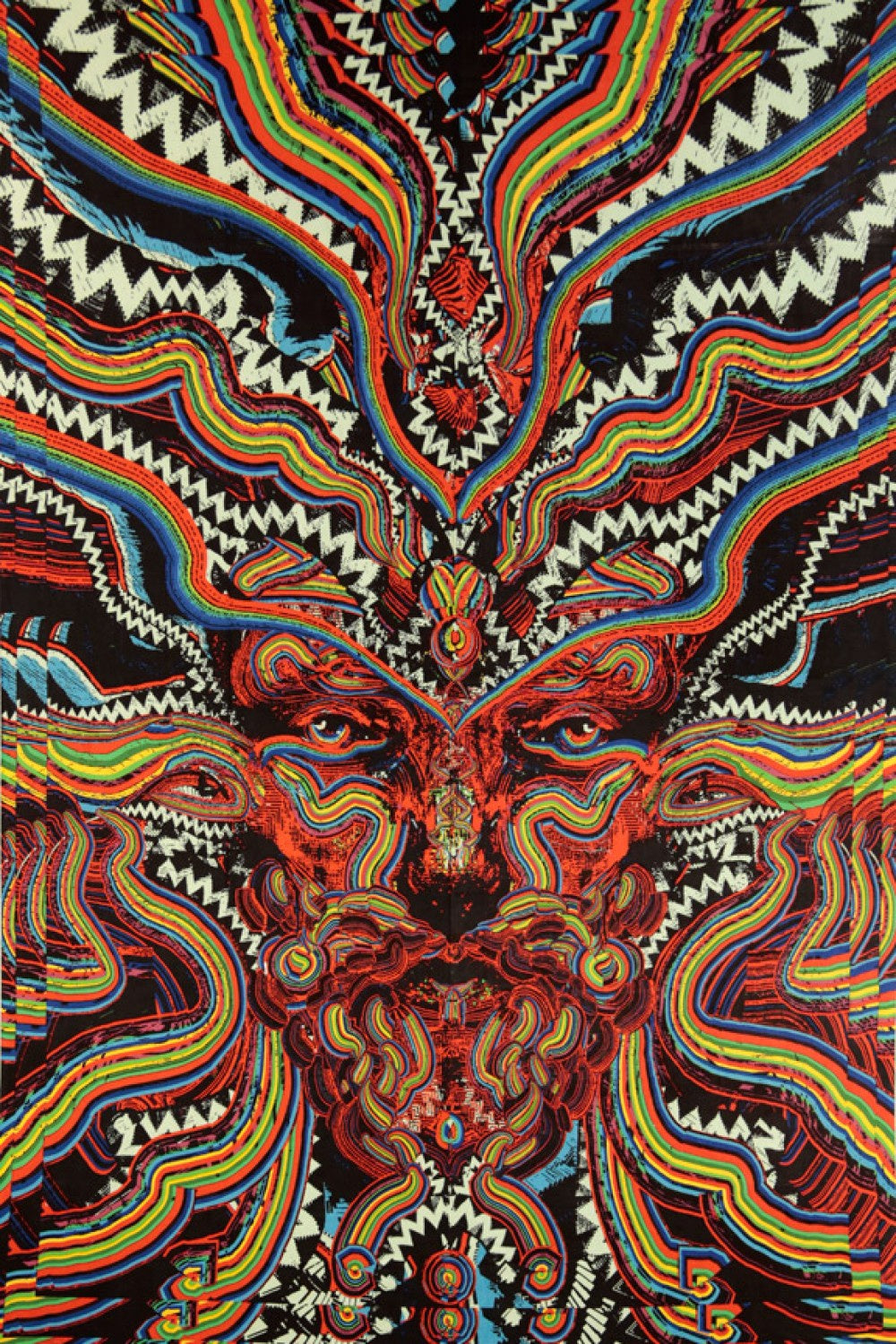 3D Bicycle Day Tapestry 60x90"