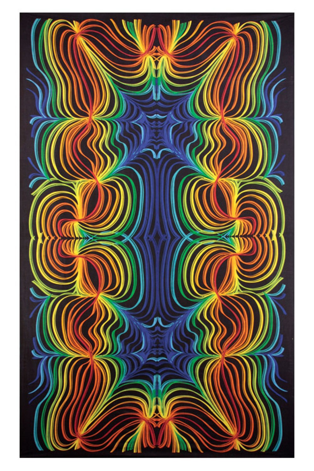 3D Rainbow Ripple Tapestry