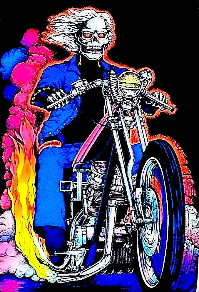Highway to Hell Blacklight Poster