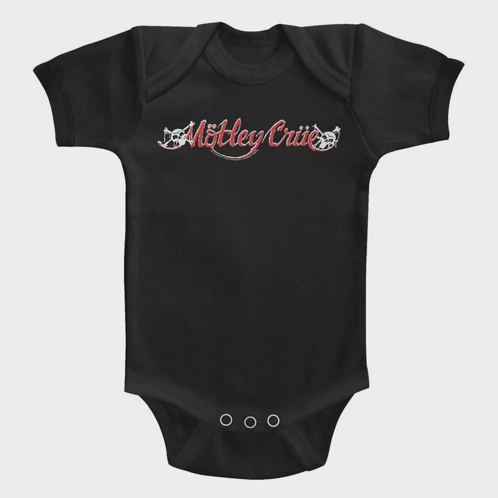 Motley Crue Red & White Logo Onesie